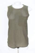 blusa Banana Republic feminina verde com barra mullet