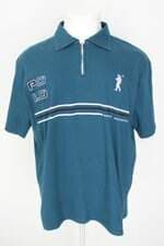 camisa polo trup sea masculina verde com patch e silk