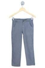calça de tecido Puc kids listrada 