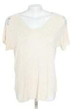 blusa Bobstore feminina bege com aplique