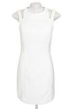 vestido curto pedro motta branco com forro