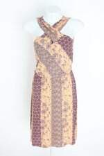 vestido feminino estampado com forro