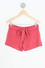 shorts hering feminino rosa com faixa na cintura