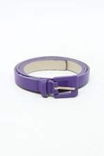 cinto de couro feminino roxo