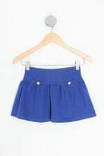 saia janie and jack kids azul com cós com elástico