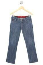 calça jeans Iódice feminino azul
