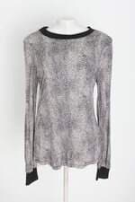 blusa canal feminina estampada