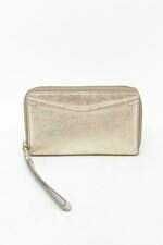 carteira Fossil feminina dourada