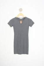 vestido C&A kids cinza