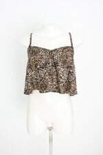 regata cropped C&A feminina estampada