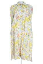 vestido de linho Zara feminino estampado 