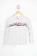 blusa hering kids cinza com silk