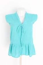 blusa feminina azul