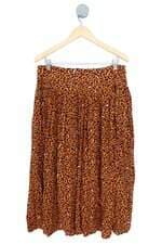 saia Renner feminina animal print