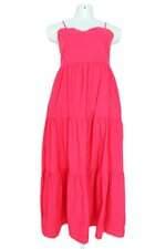 vestido Riachuelo feminino rosa com franzido