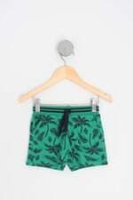 bermuda milon kids verde estampada