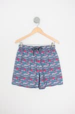 shorts masculino estampado com cós com elástico
