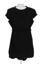 vestido Zara feminino preto com renda