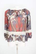 blusa unna feminina estampada 