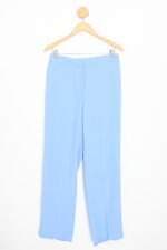 calça de tecido zara feminina azul
