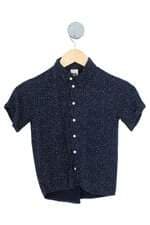 camisa kids aconchego do bebê azul