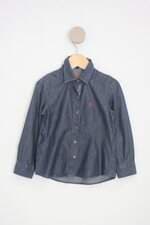 camisa dudalina kids azul