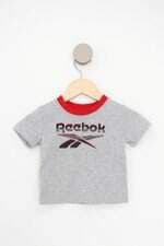 camiseta reebok kids cinza com silk