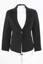 Blazer de Alfaiataria Preto Shangva Fashion