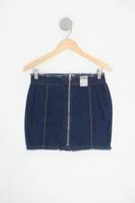 saia jeans galega feminina azul