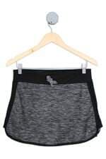 shorts saia esportivo Malwee feminino cinza com recortes