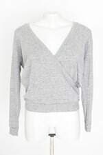 blusa manga longa forever 21 feminina cinza