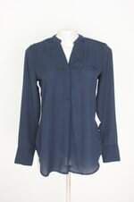 blusa  manga longa a|k urban feminina azul