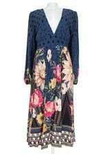 vestido closet collection feminino estampado com pregas