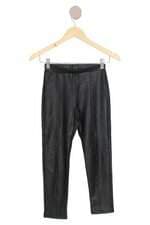 calça pu Zara kids preta