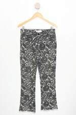 calça de sarja dudalina feminina estampada
