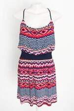 vestido trixxi feminino estampado com forro