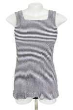 blusa gentil feminina listrada com barra mullet