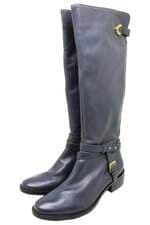 bota cano alto made in feminina azul