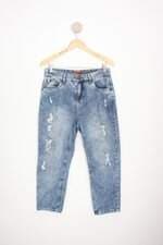 calça slim shoulder feminina azul