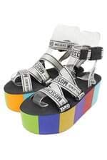 Sandália Plataforma Moschino 