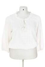 blusa Shoulder feminina off white