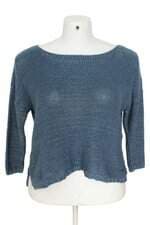 suéter feminino azul