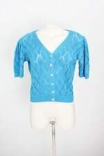 blusa tricot & cia feminina azul