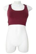 top esportivo plie feminino vinho
