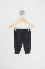 calça legging carters kids preta com poás