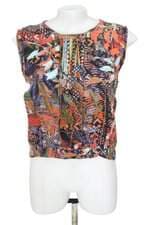 blusa Cantão feminina estampada com pregas