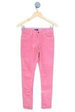 calça de tecido okaidi kids rosa
