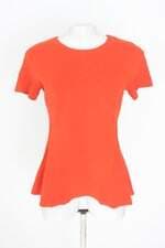 blusa fit feminina laranja