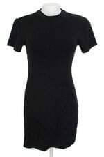 vestido Renner feminino preto com glitter e recortes