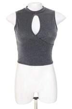 cropped Riachuelo feminino preto com brilho